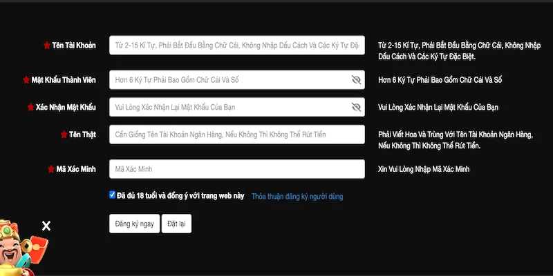 Đăng ký 88VN tiện lợi trên website trong 4 bước
